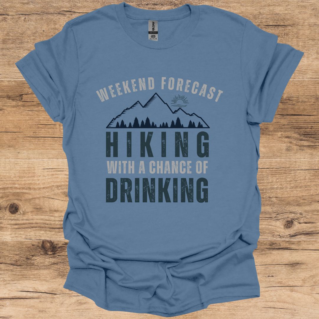 Weekend Forecast_Hiking T-Shirt