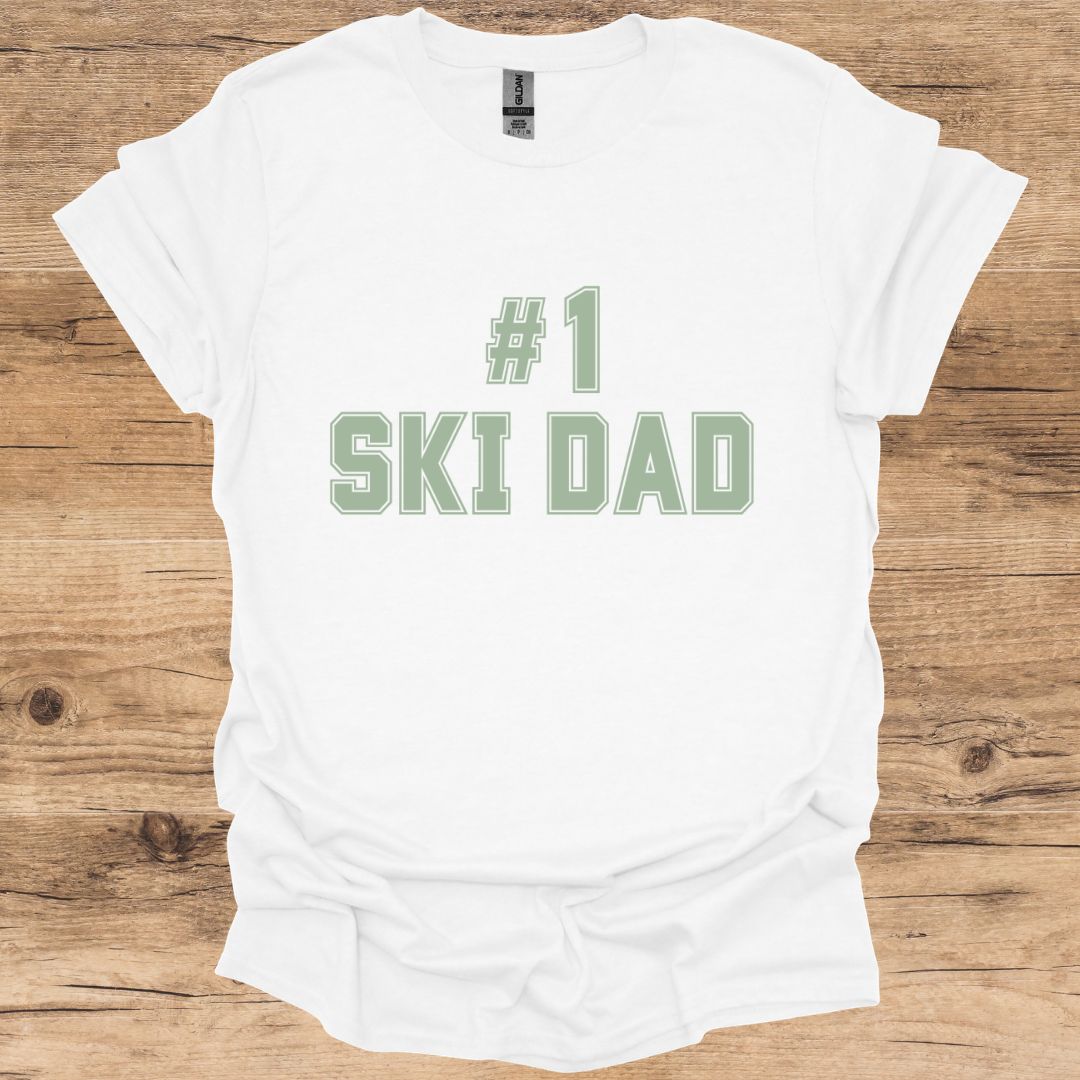 #1 SKI DAD T-Shirt