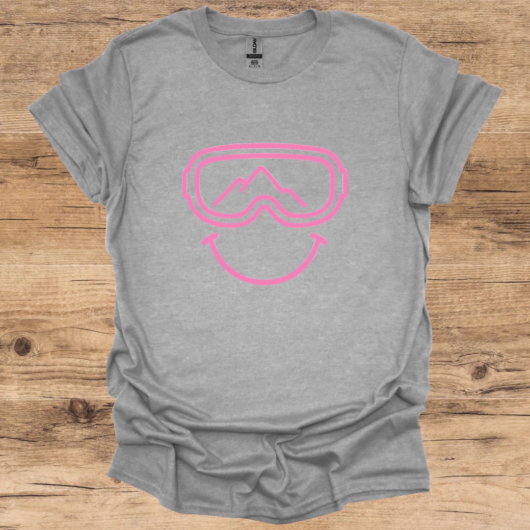 Smile Pink Goggles T-Shirt