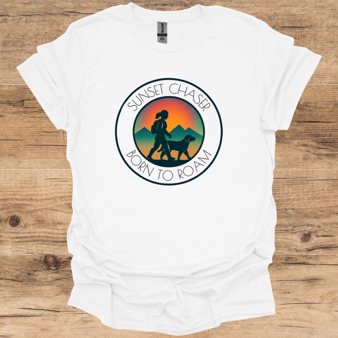 Sunset Chaser, Born To Roam T-Shirt