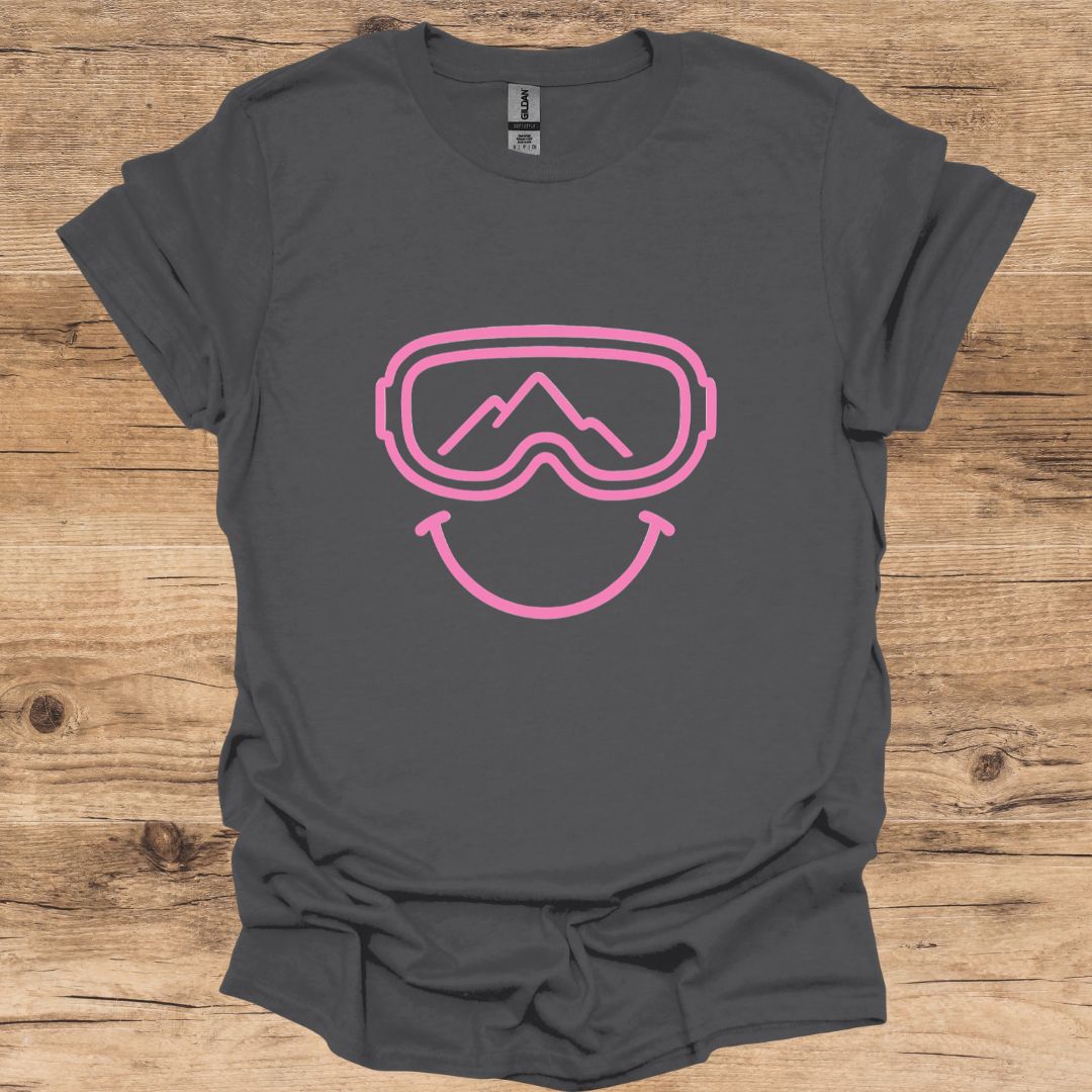 Smile Pink Goggles T-Shirt