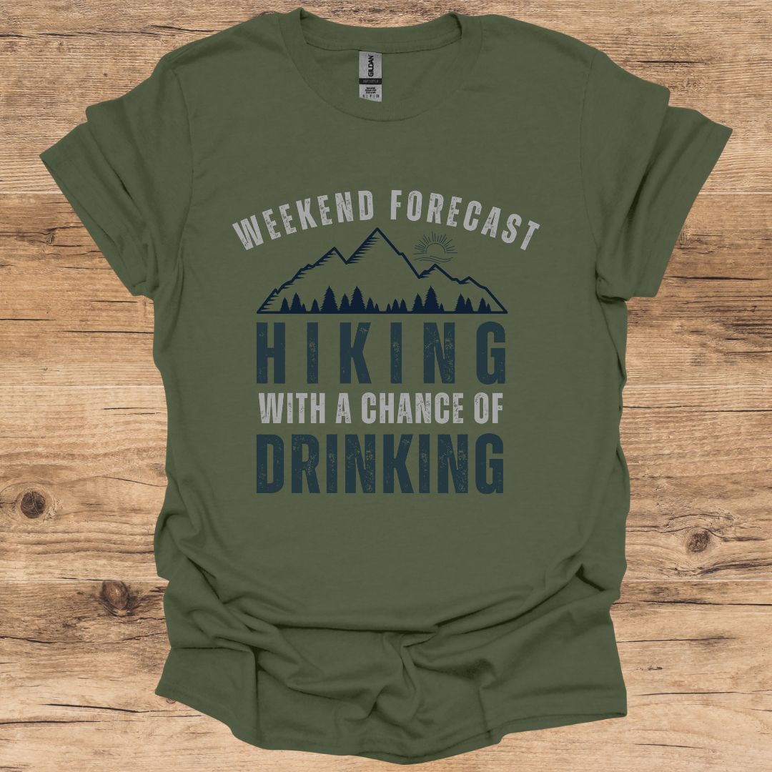 Weekend Forecast_Hiking T-Shirt