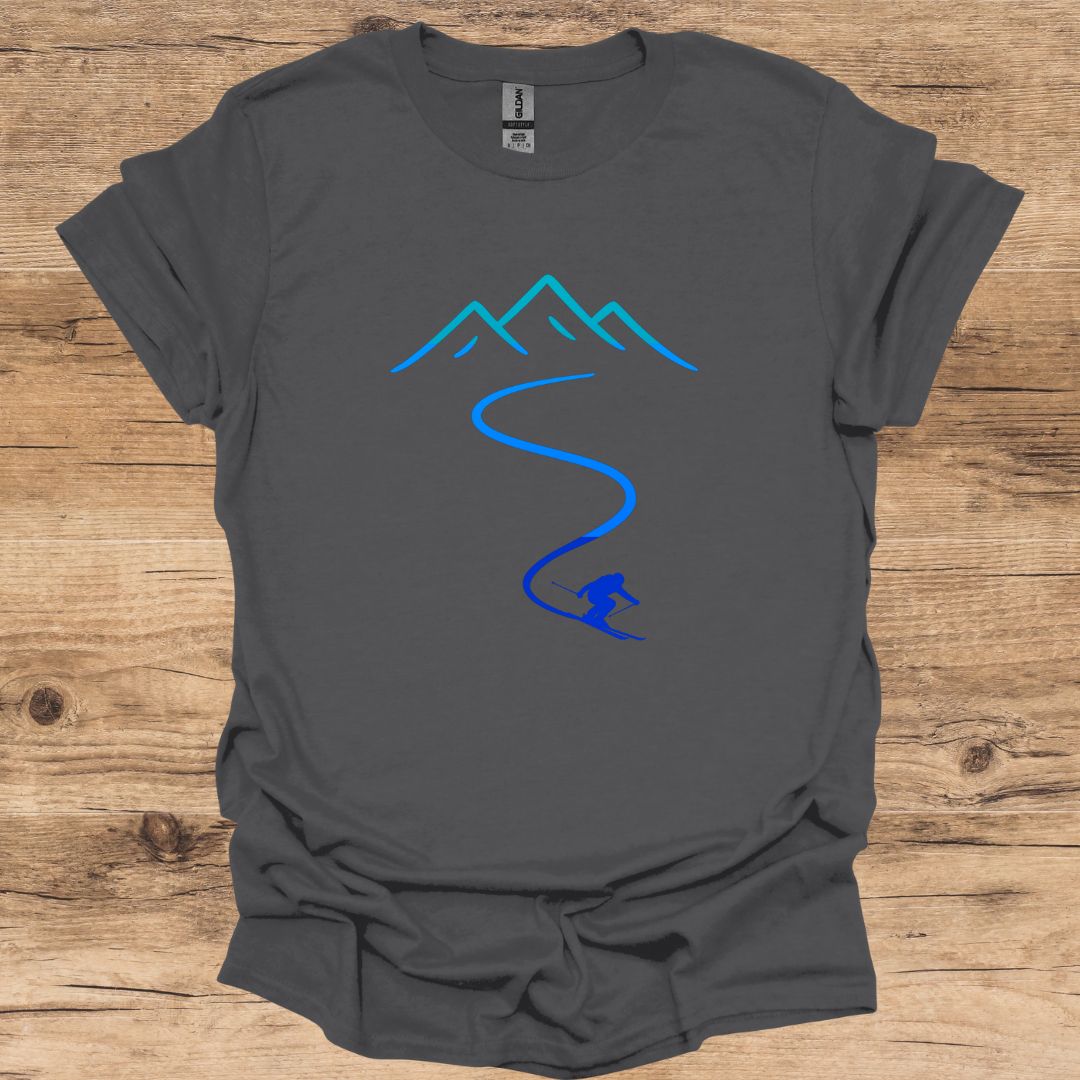 Ski Path_Neon T-Shirt