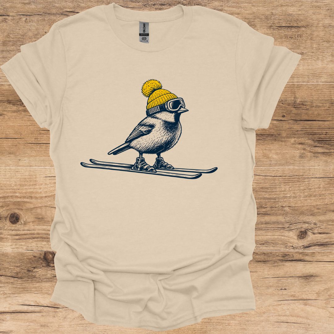 Ski Beanie Bird T-Shirt
