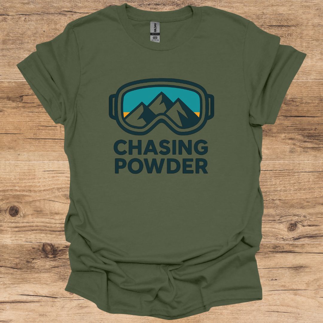 Chasing Powder_Goggles T-Shirt