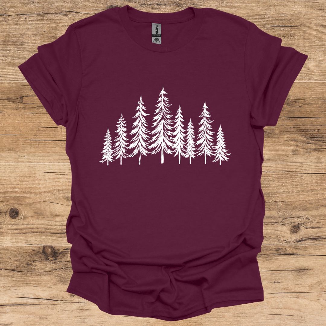Nature Pine Trees T-Shirt
