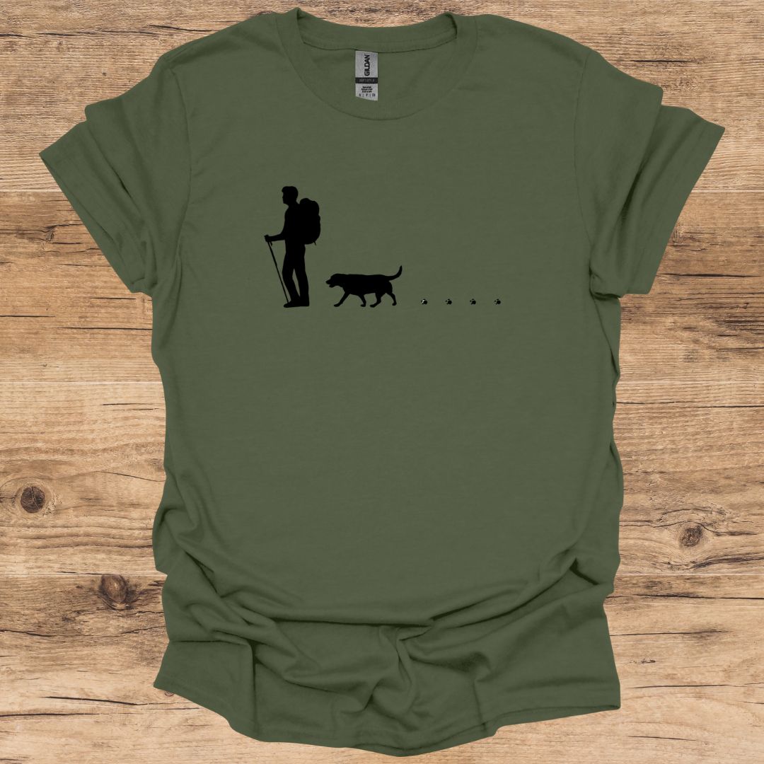 Walking Man & Dog T-Shirt