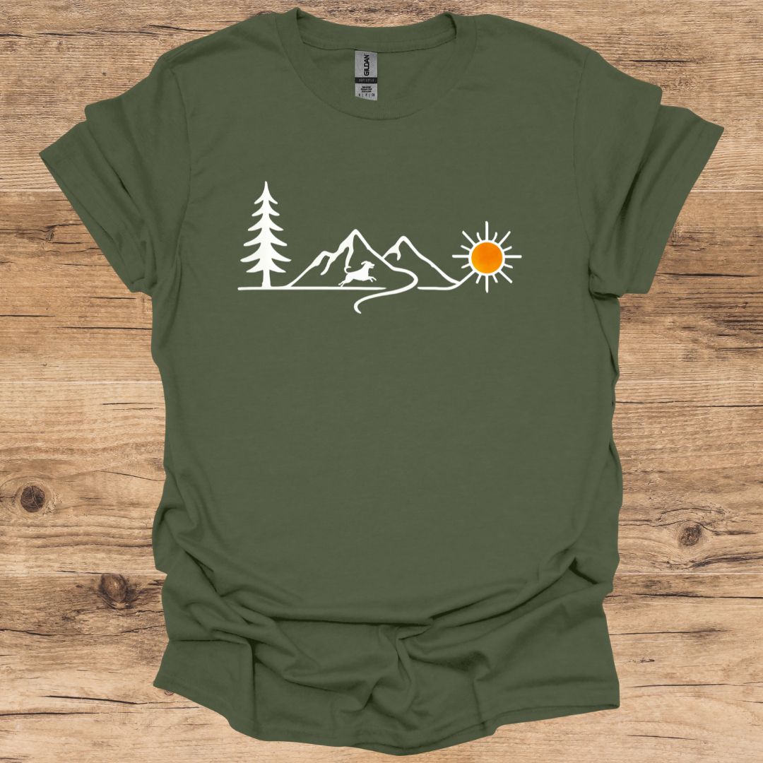 Mountain Adventure_Dog T-Shirt