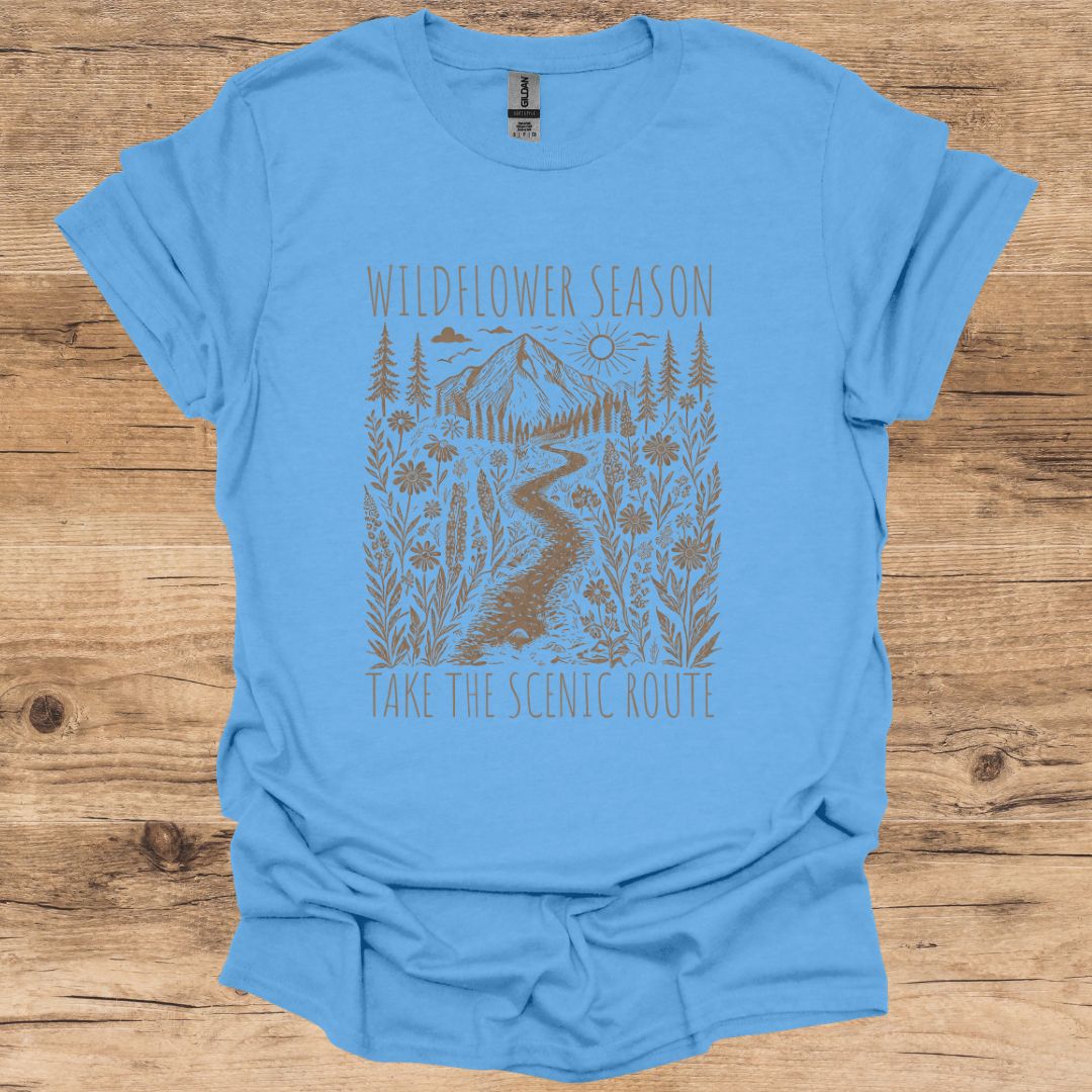 Wildflower Season Scenic Route T-Shirt