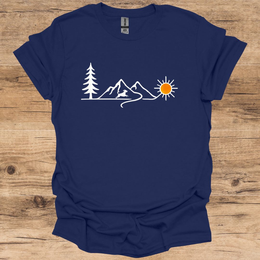 Mountain Adventure_Dog T-Shirt