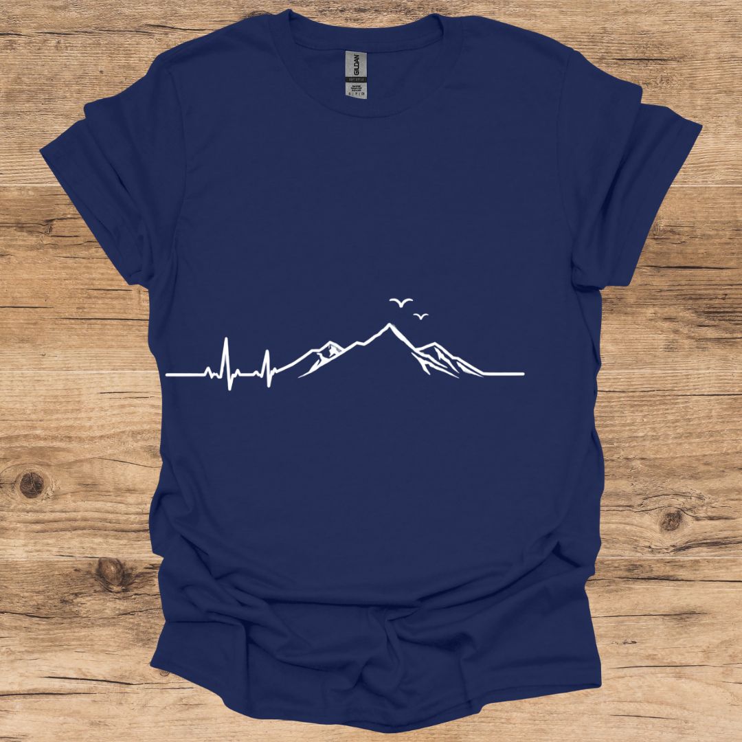 Mountain Bird Heartbeat T-Shirt