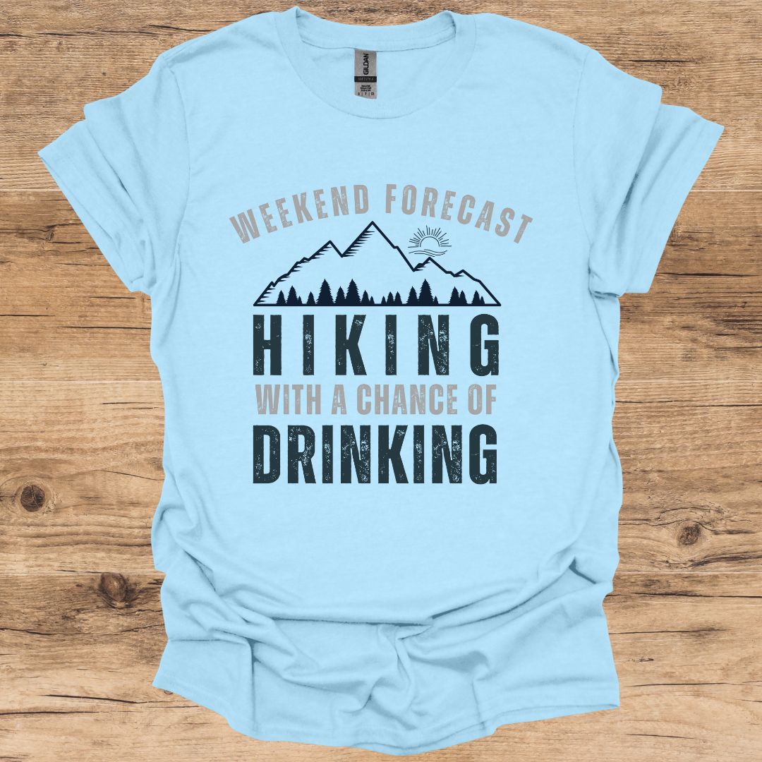 Weekend Forecast_Hiking T-Shirt