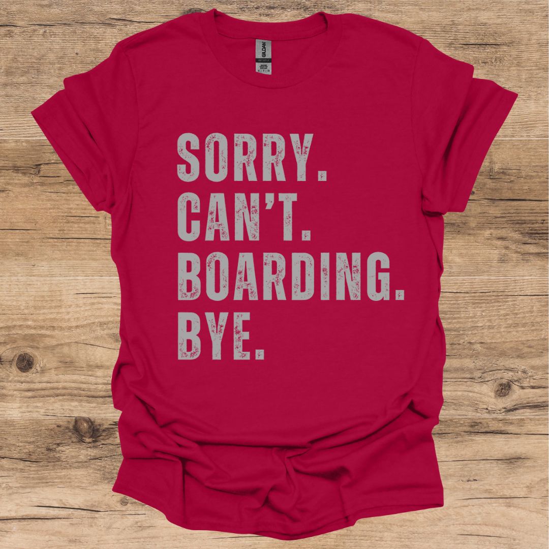 Boarding_Bye T-Shirt