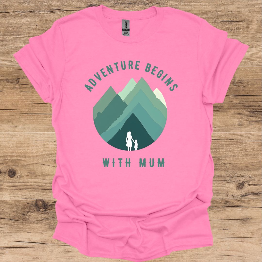 Adventure Begins_Mum T-Shirt