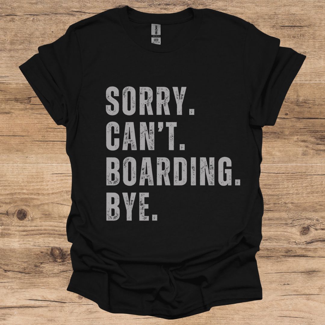 Boarding_Bye T-Shirt