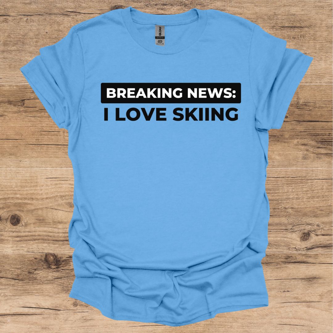Breaking News_Skiing T-Shirt