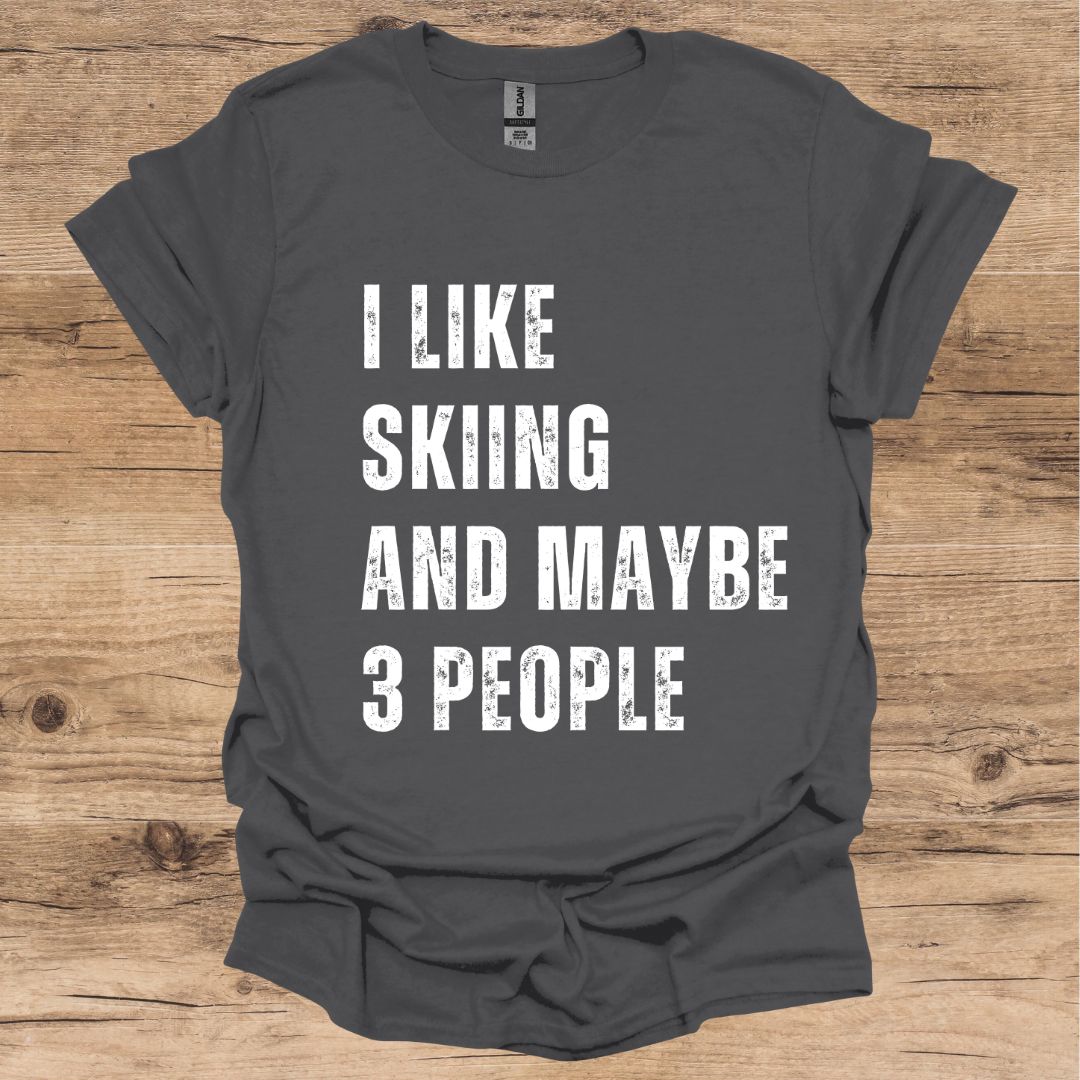 Skiing & 3 People T-Shirt