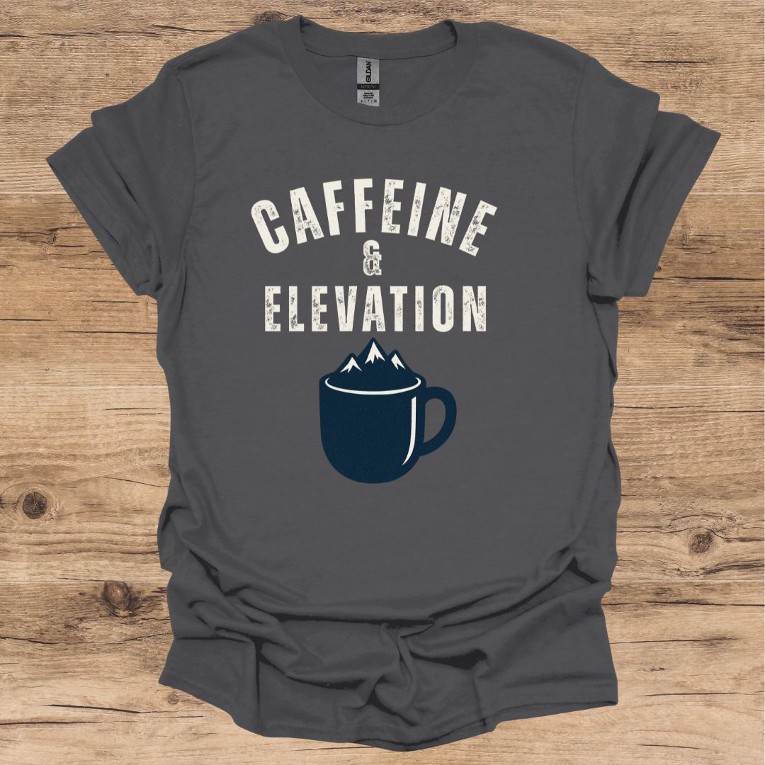 Caffeine & Elevation Graphic T-Shirt