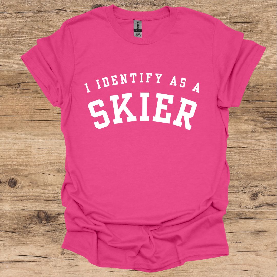 I Identify as a Skier T-Shirt