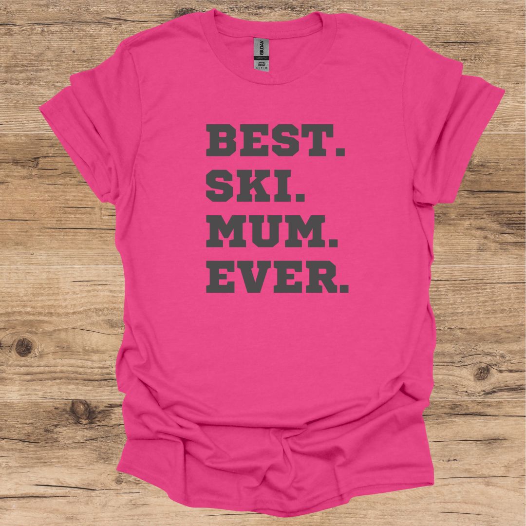 Best Ski Mum T-Shirt