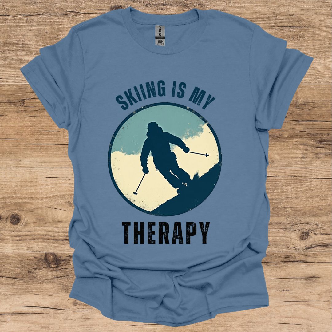 Skiing Therapy T-Shirt