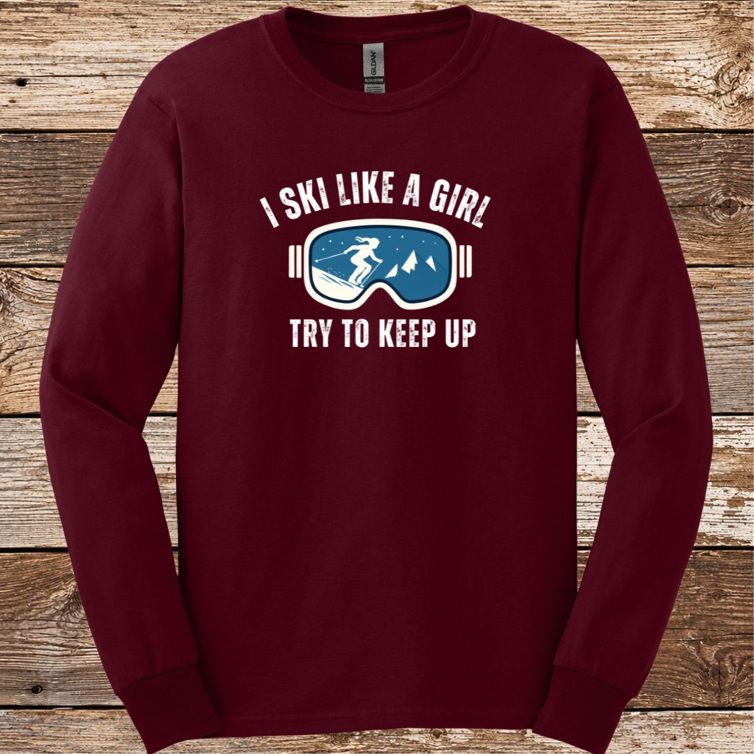 Ski Like A Girl Long Sleeve