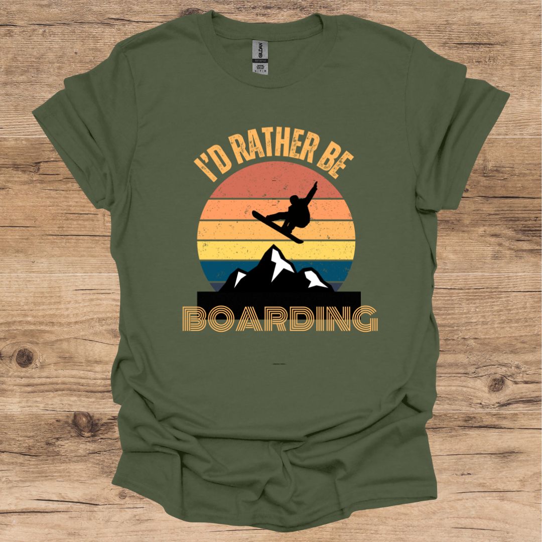 I'd Rather be Boarding_Vintage T-Shirt