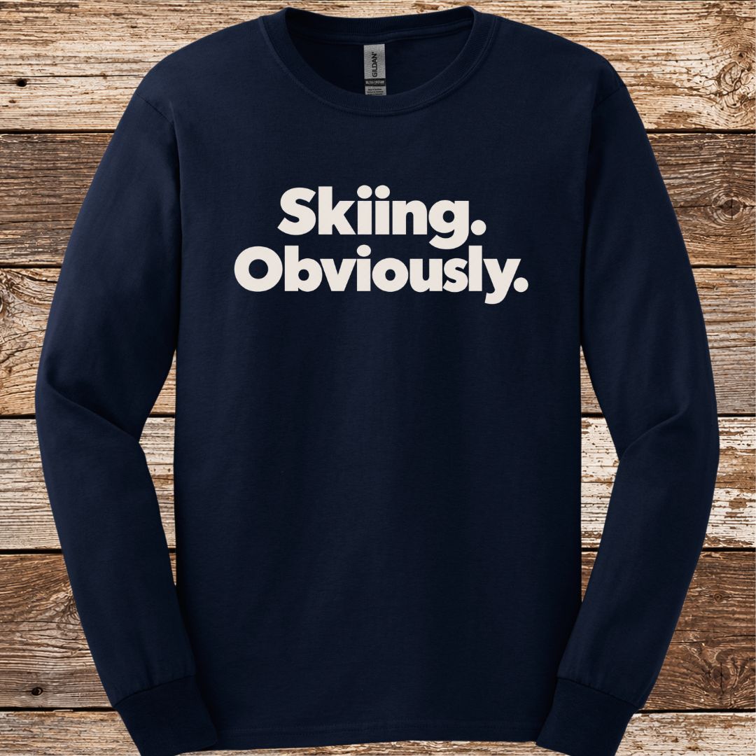 Skiing Obviously Long Sleeve