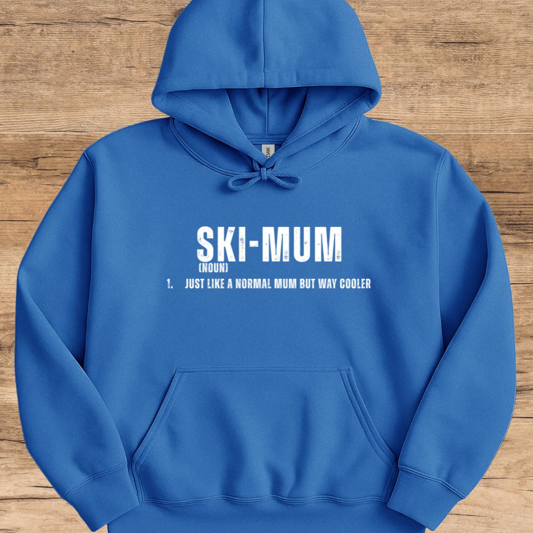 Ski Mum Noun Hoodie