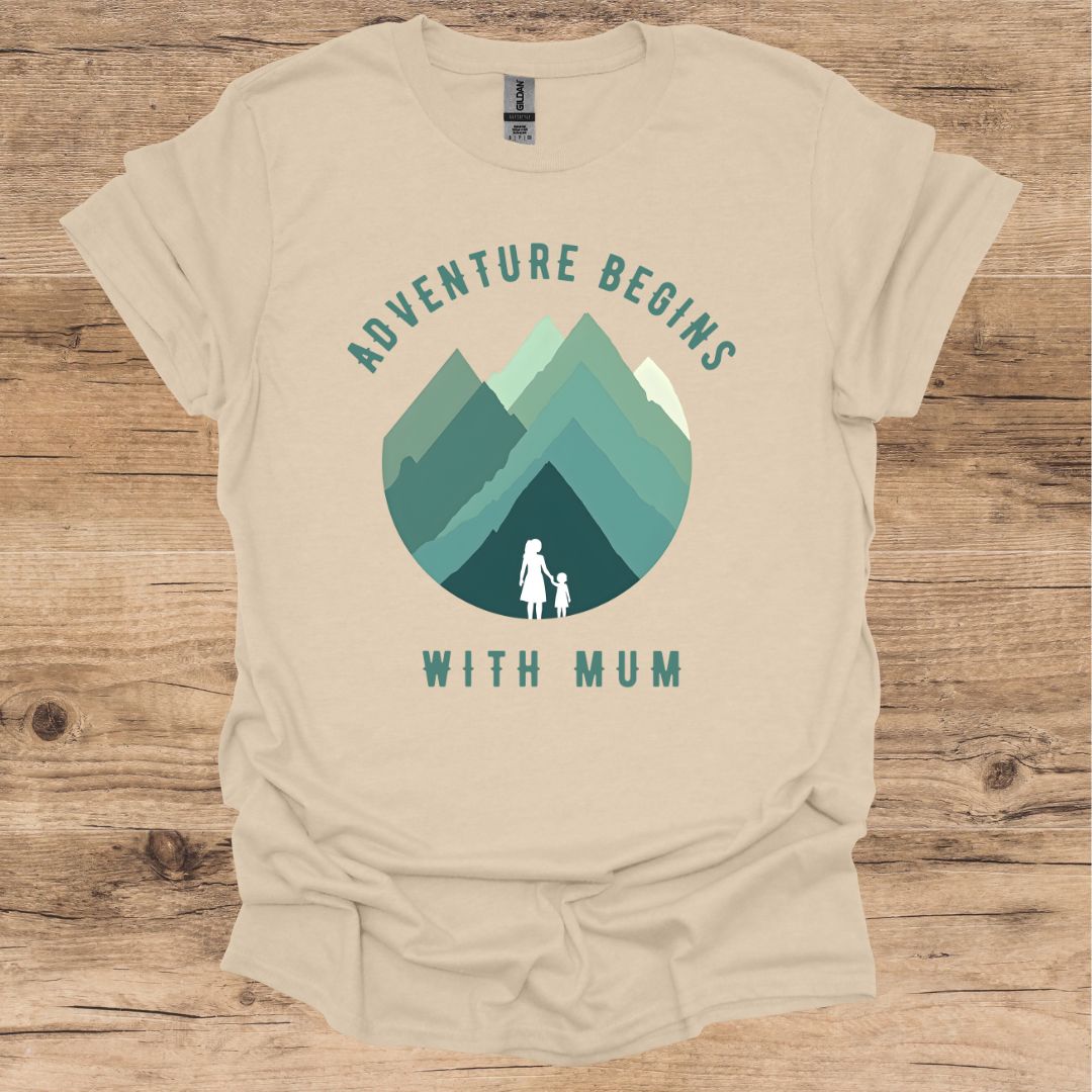 Adventure Begins_Mum T-Shirt