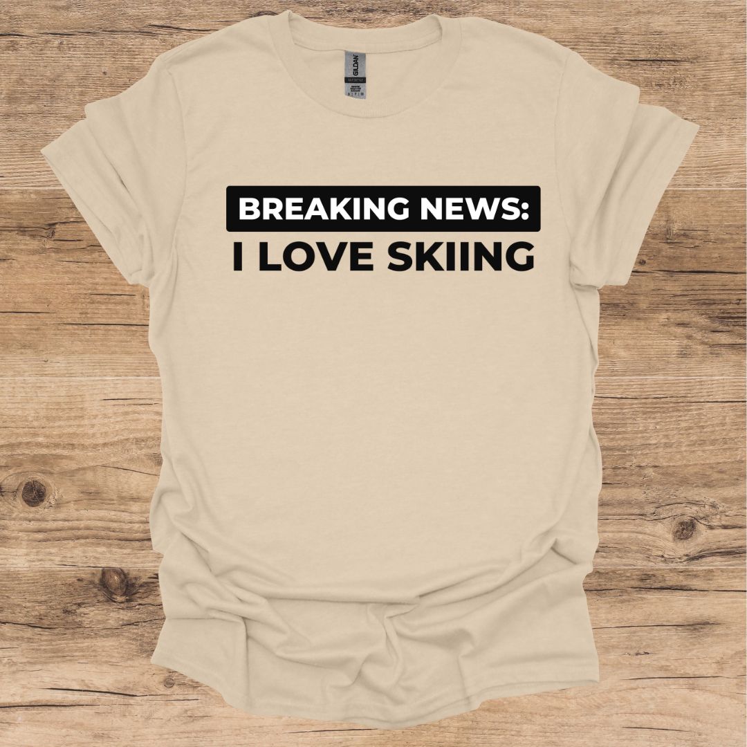 Breaking News_Skiing T-Shirt