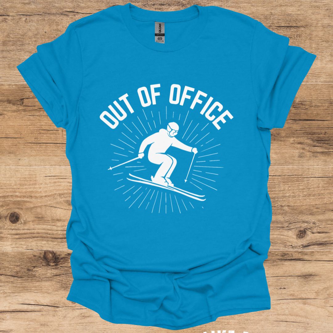 Out Of Office_Ski T-Shirt