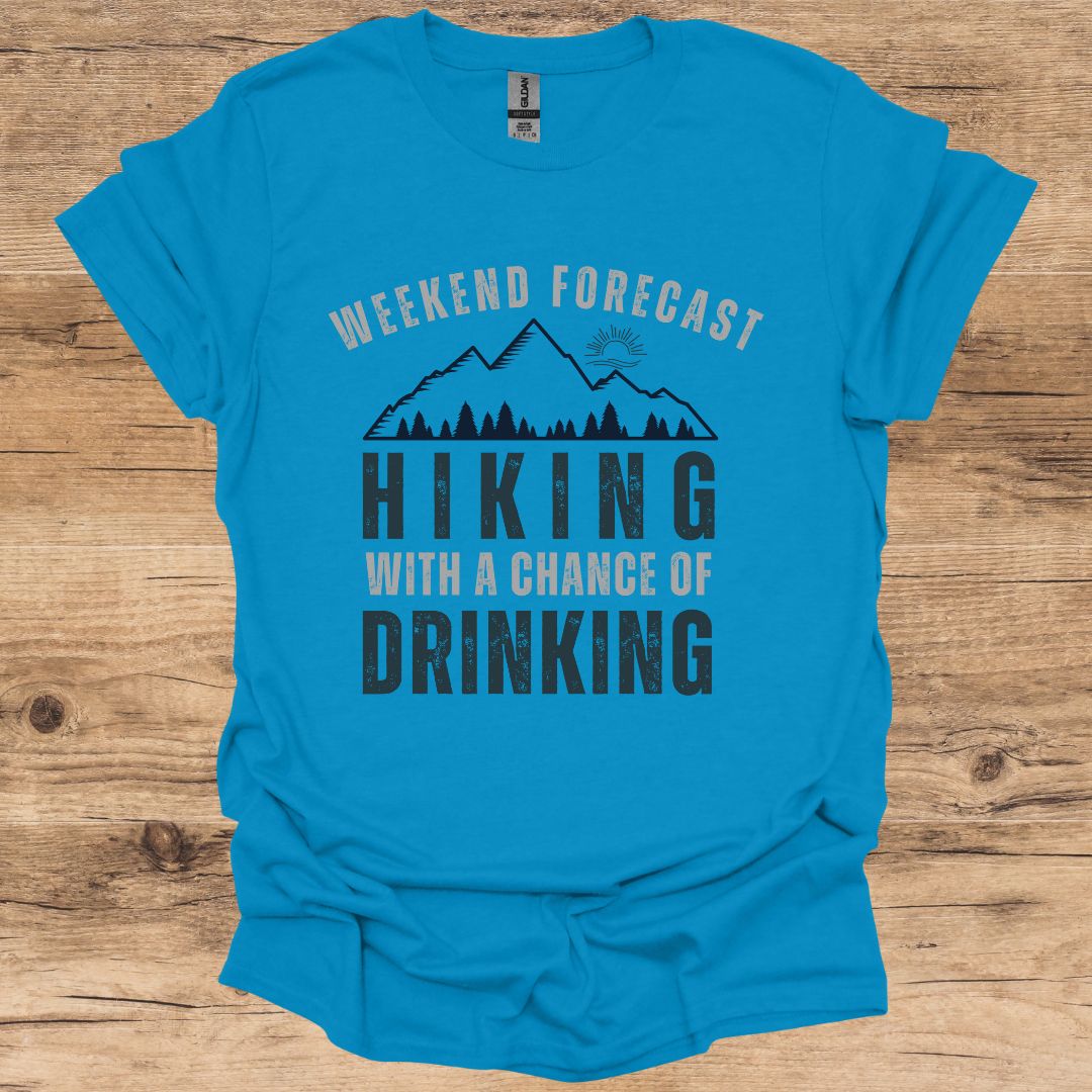 Weekend Forecast_Hiking T-Shirt