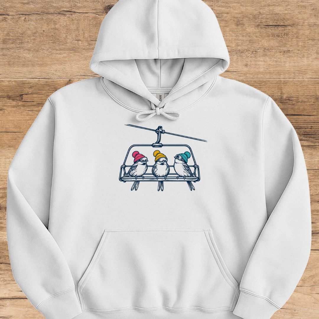Chairlift Bird Beanie Hoodie