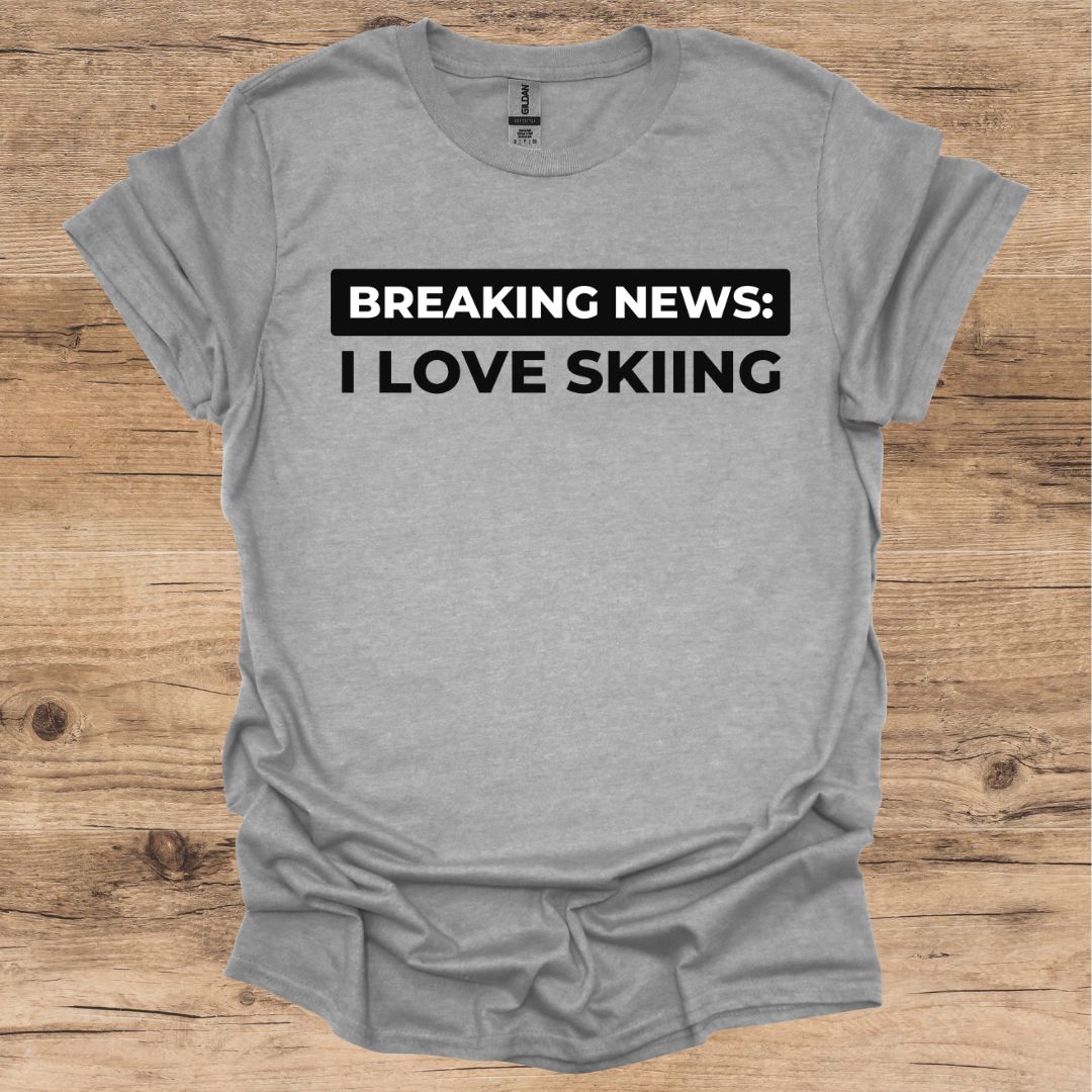 Breaking News_Skiing T-Shirt