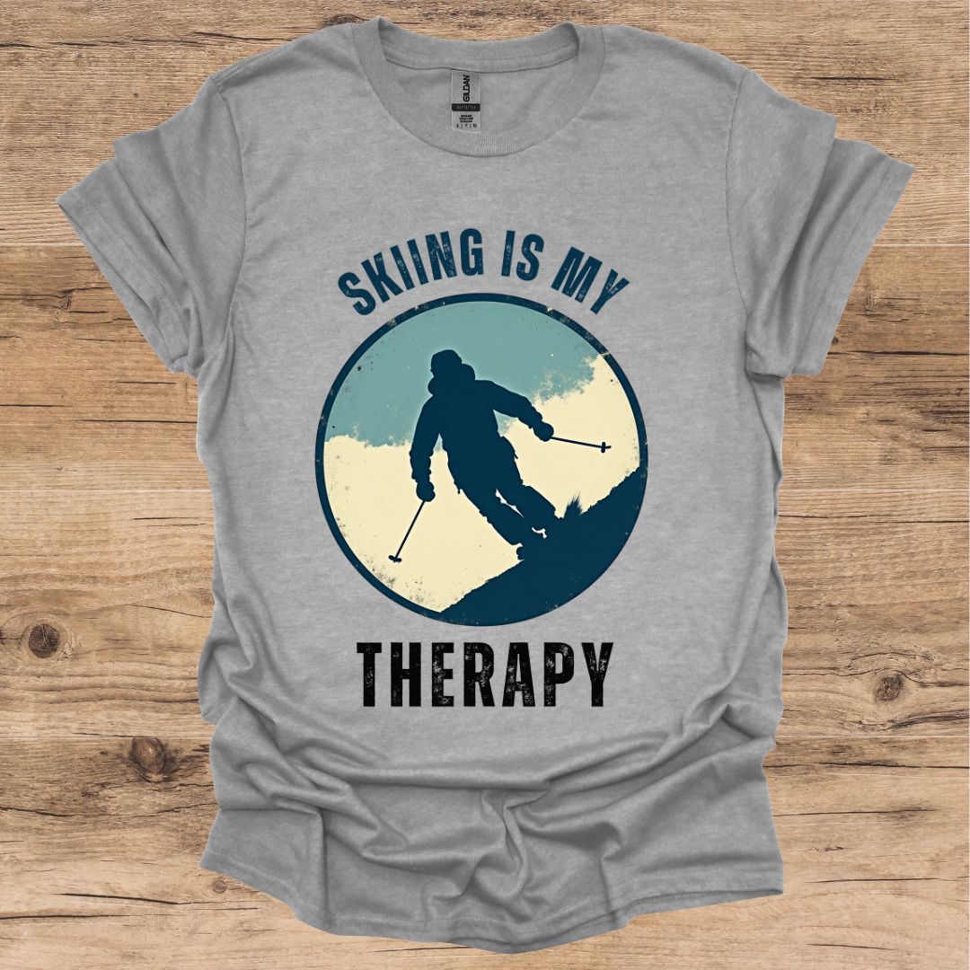 Skiing Therapy T-Shirt