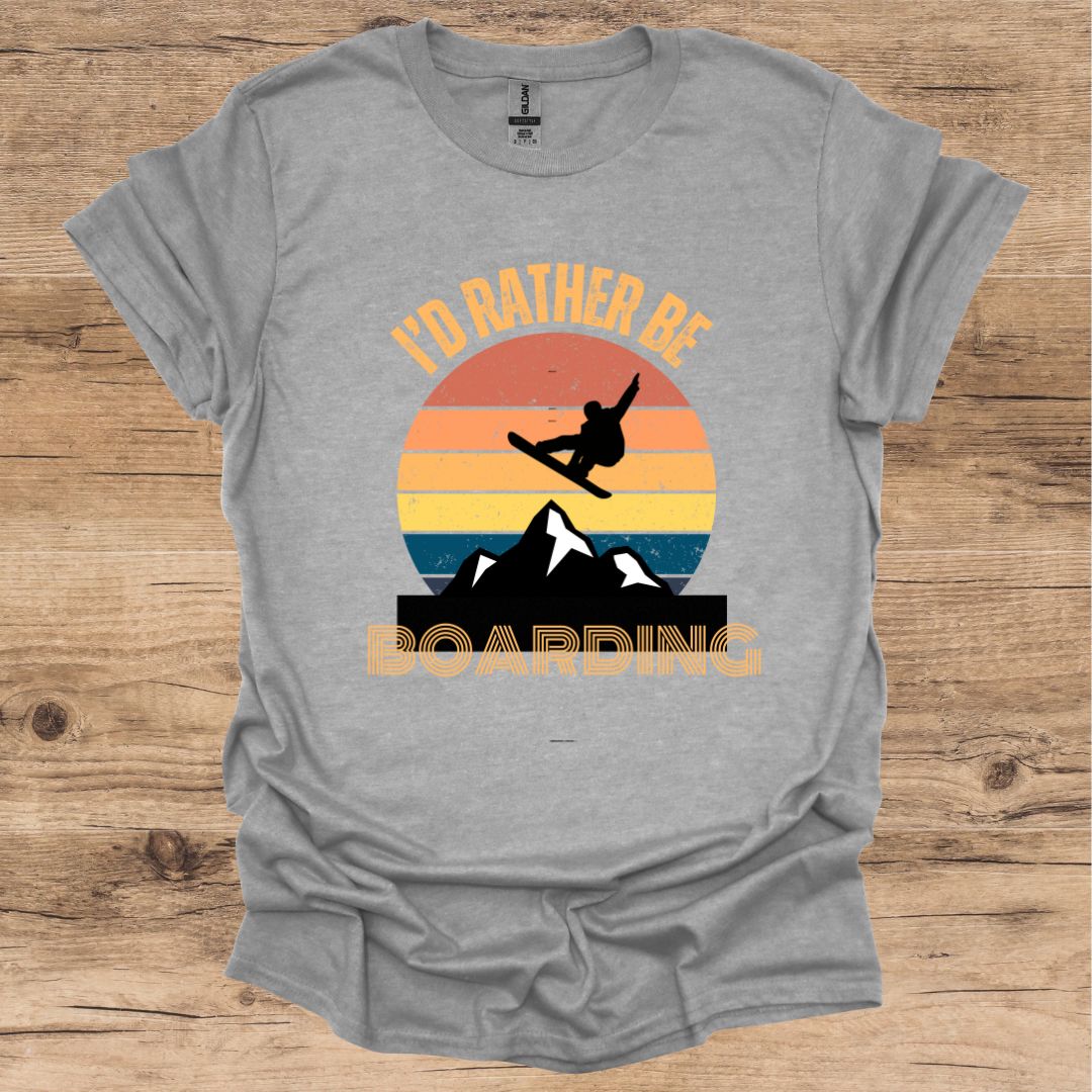 I'd Rather be Boarding_Vintage T-Shirt