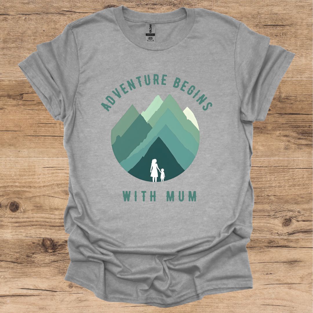 Adventure Begins_Mum T-Shirt