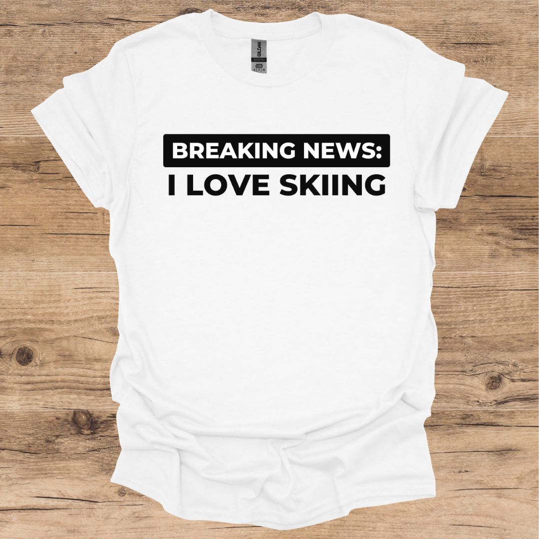 Breaking News_Skiing T-Shirt