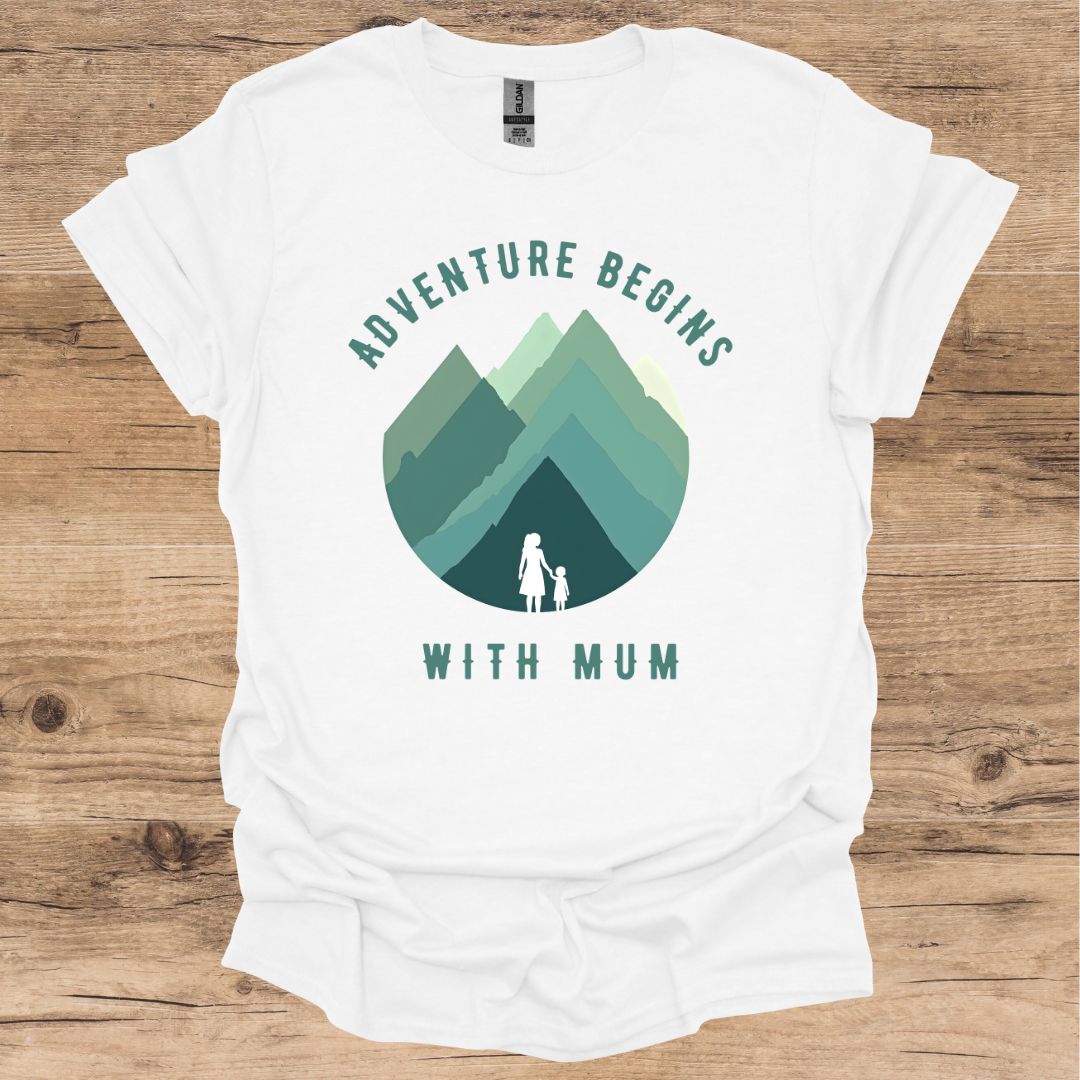 Adventure Begins_Mum T-Shirt