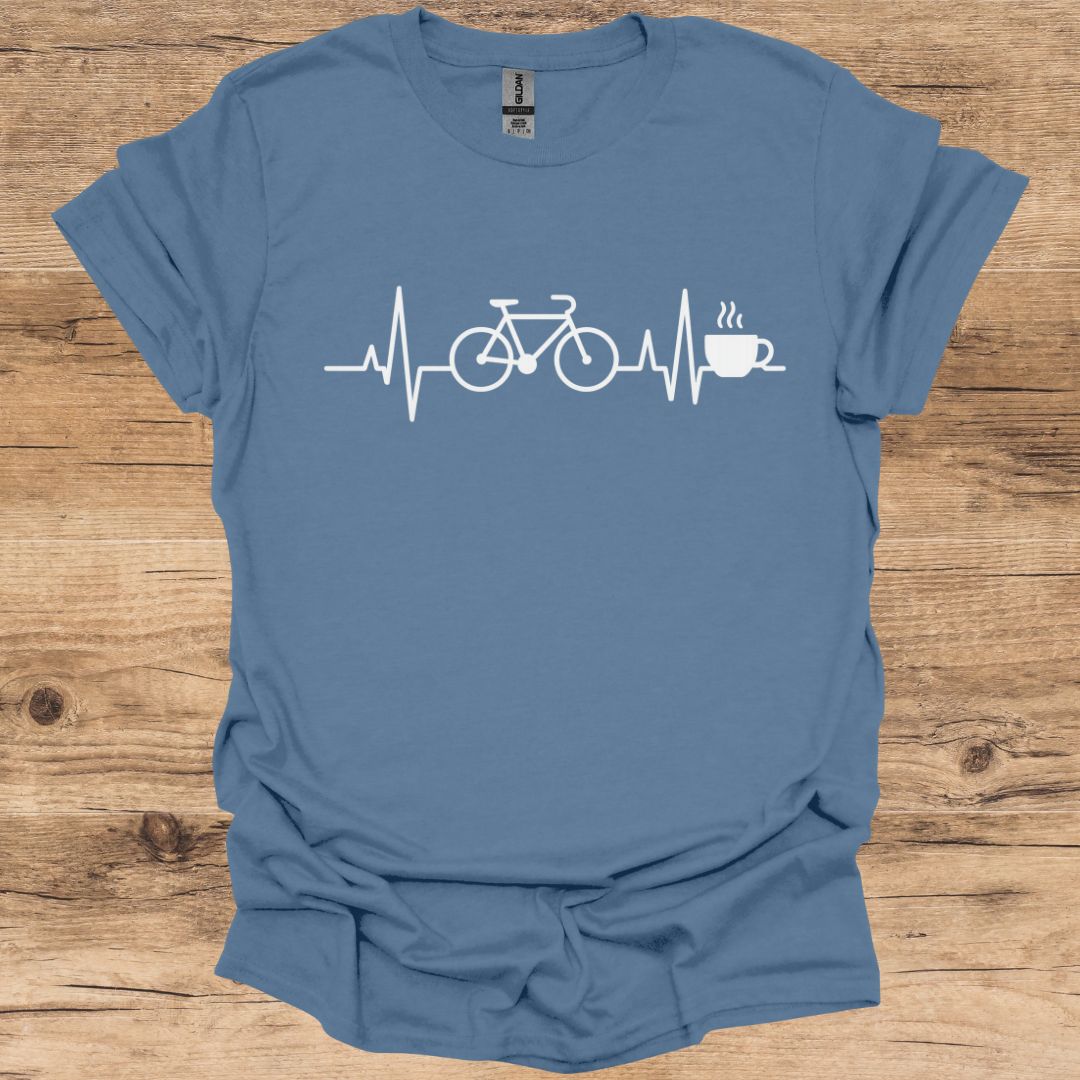 Heartbeat Cycling & Coffee T-Shirt