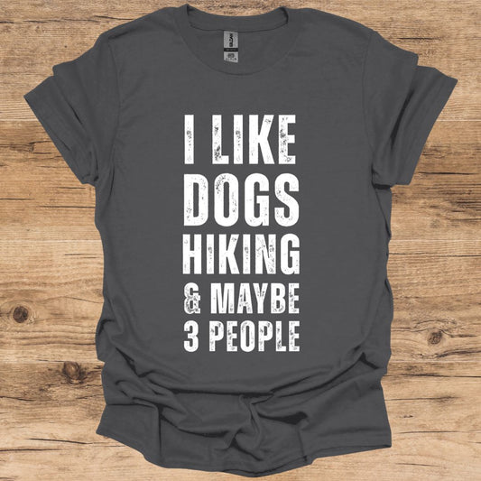Dogs, Hiking & 3 People T-Shirt