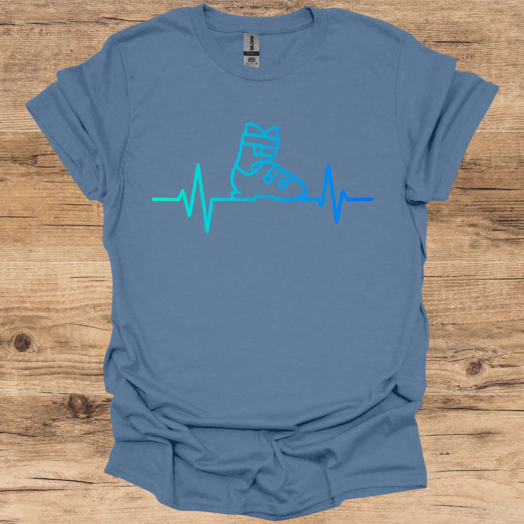 Ski Boot Heartbeat_Neon T-Shirt
