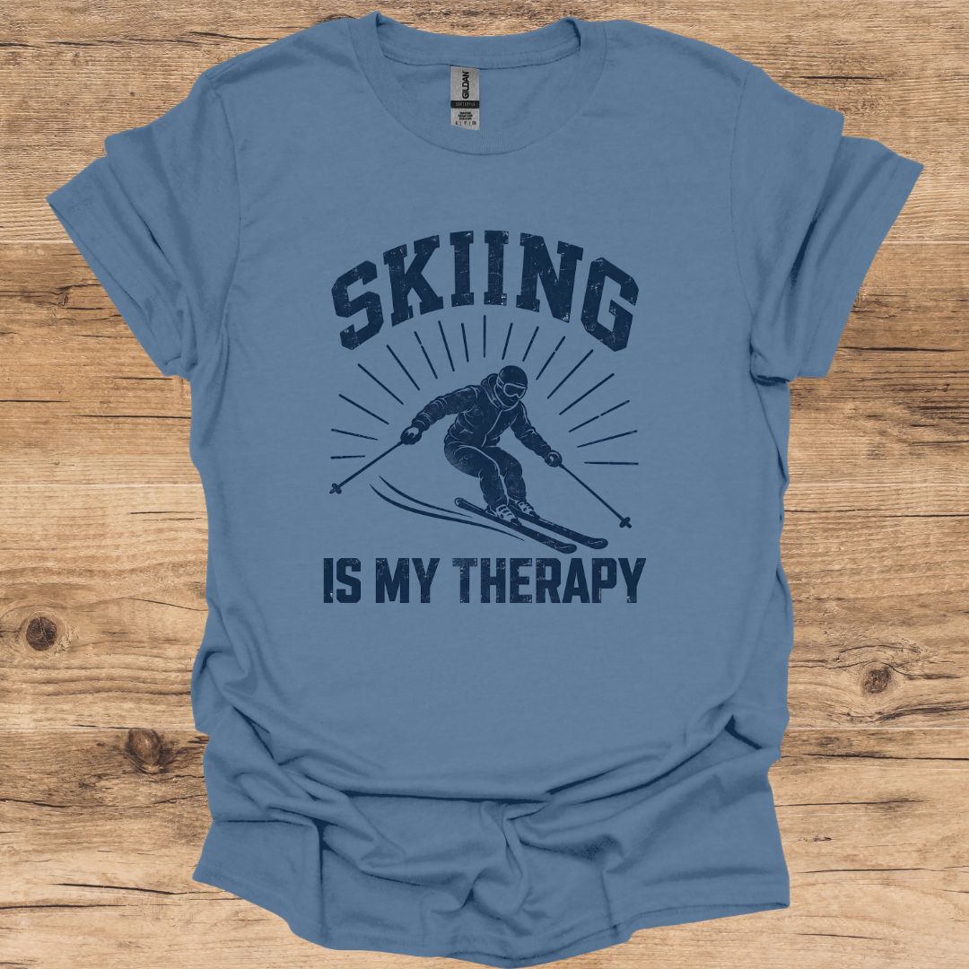 Ski Therapy Vintage T-Shirt