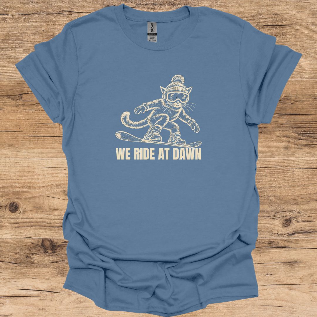 Cat Ride At Dawn T-Shirt