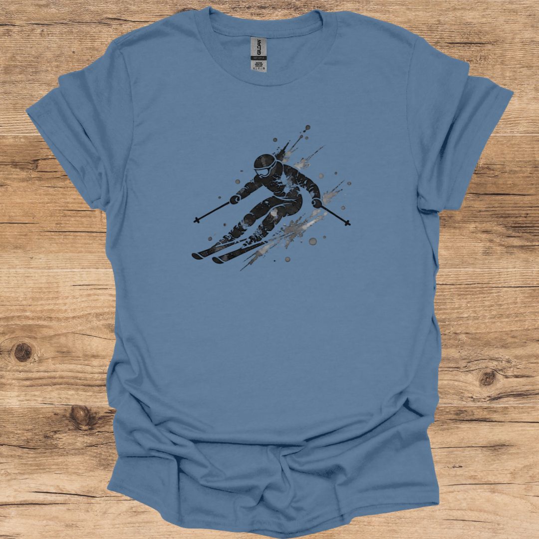 Midnight Carve Skier T-Shirt