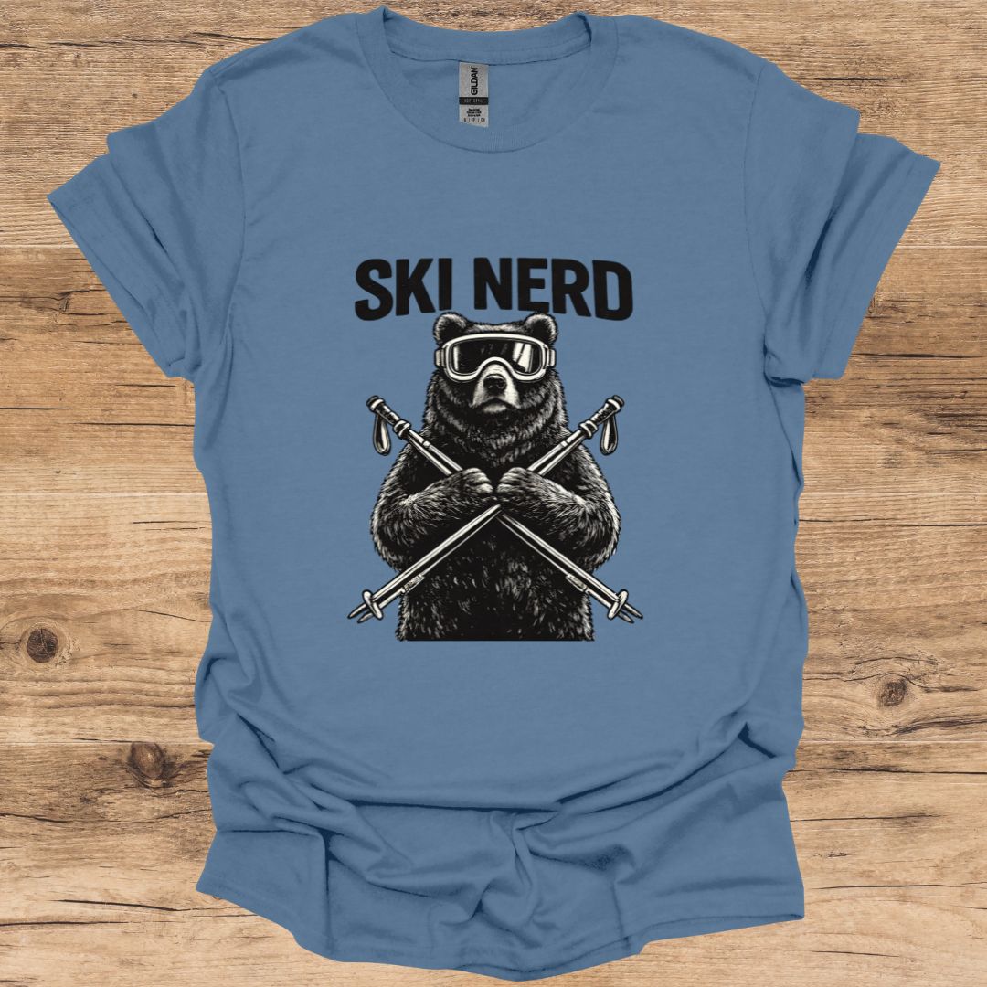 Ski Nerd Bear T-Shirt