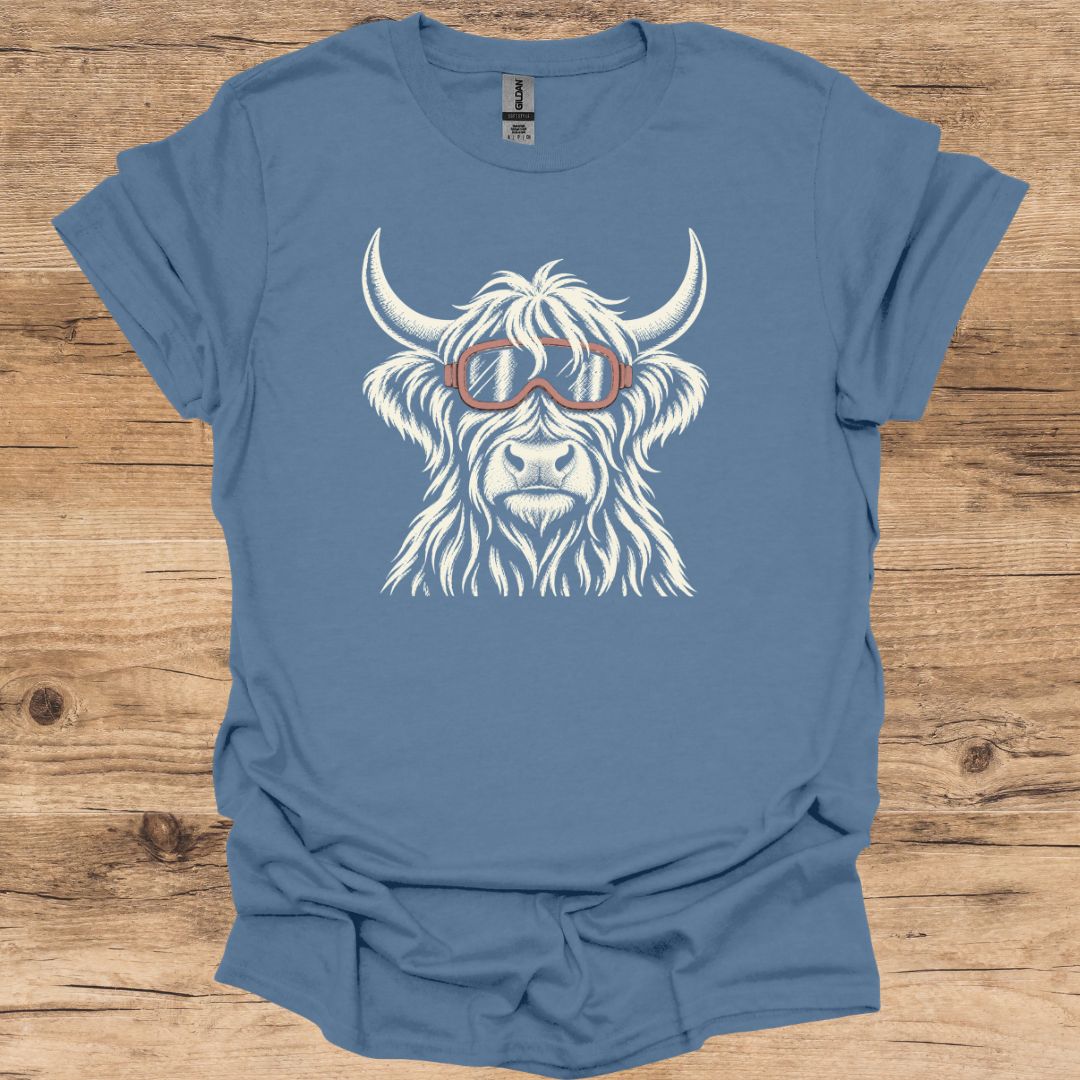 Cow Ski Goggles T-Shirt