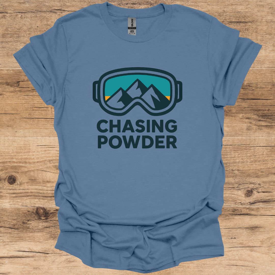 Chasing Powder_Goggles T-Shirt