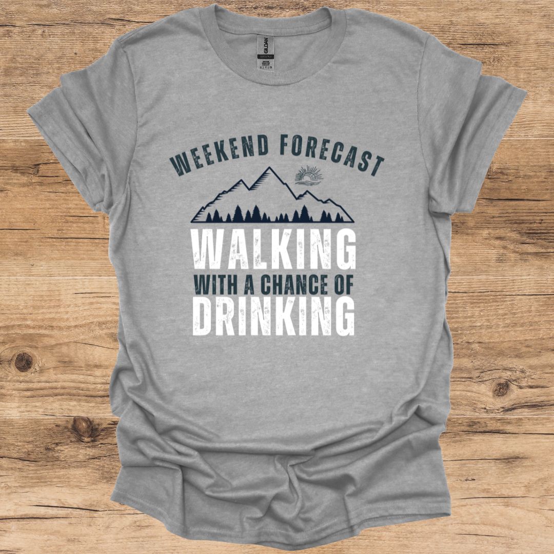 Weekend Forecast_Walking T-Shirt